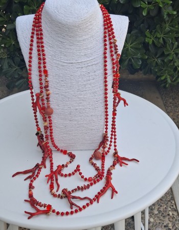 Coral red κολιέ Coral red κολιέ