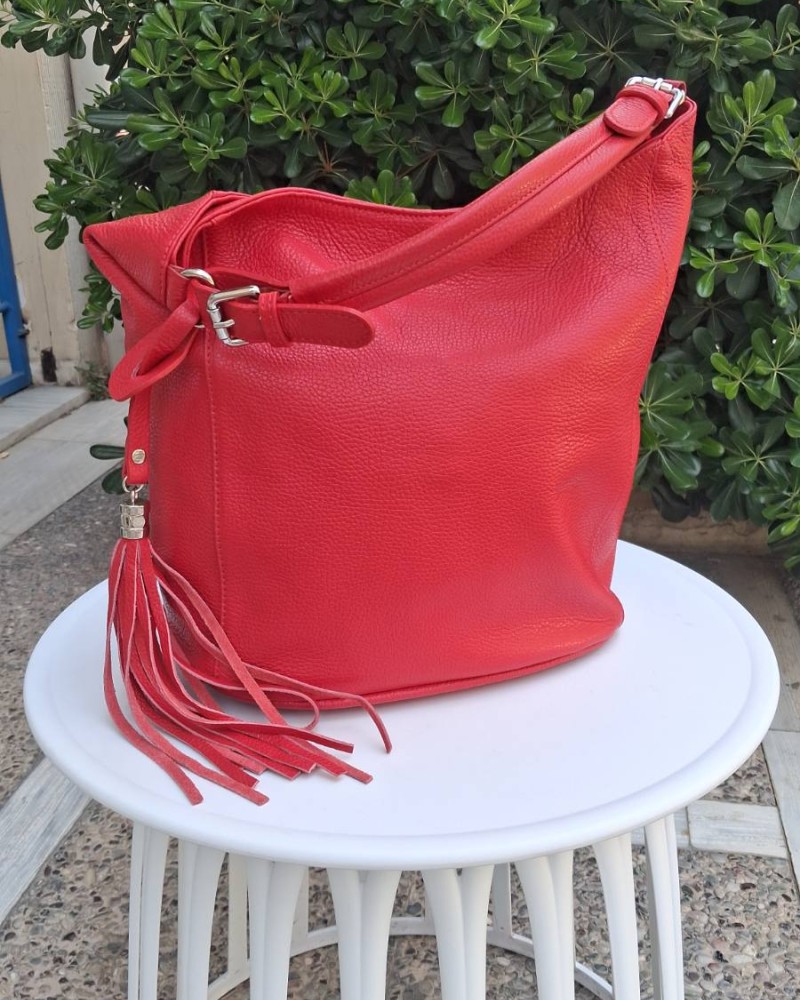 Smaragda Red bag