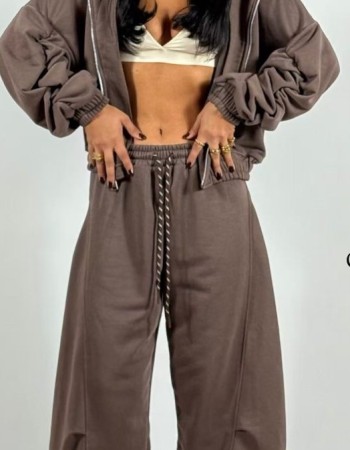 ΕΞΑΝΤΛΗΘΗΚΕ - Φούτερ φόρμα καφέ