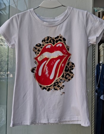 T-shirt με γλώσσα T-shirt με γλώσσα
